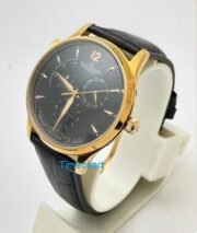Jaeger Le Coultre Master Control Power Reserve Black Rose Gold Swiss ETA Automatic Watch - Image 4