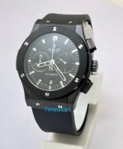 Hublot Classic Fusion Chronograph Full Black Rubber Strap Watch - Image 2