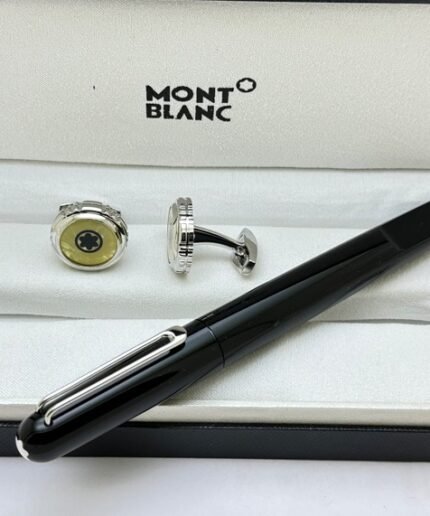Mont Blanc Rollerball Pen Cufflink Combo - 2