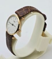 Longines La Grande Classique Ultra Slim Rose Gold Leather Strap Ladies Watch - Image 4