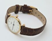 Longines La Grande Classique Ultra Slim Rose Gold Leather Strap Ladies Watch - Image 6
