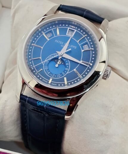 Patek Philippe Complications Annual Calendar Blue Swiss Automatic Watch