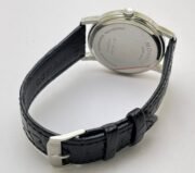 Movado Ultra Slim 2 Steel White Leather Strap Watch - Image 7