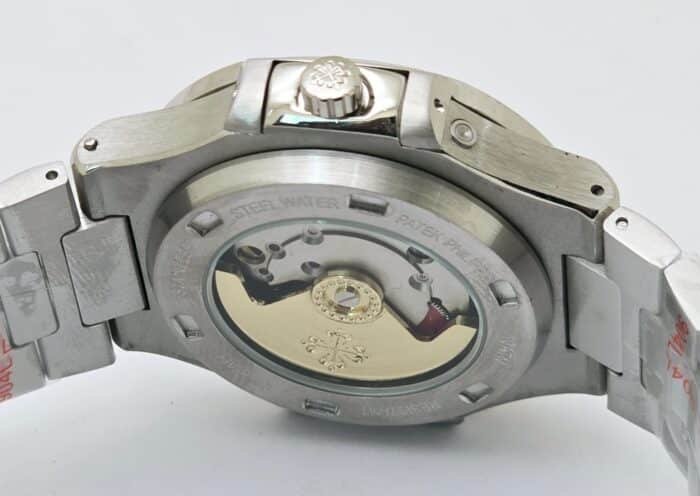 Patek Philippe Nautilus Annual Calendar Black Steel Swiss Automatic Watch - Image 8