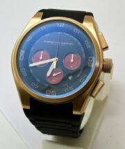 Porsche Design Chronograph Black Rubber Strap Watch - A - Image 2