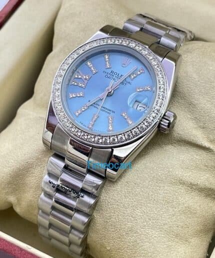 Rolex Datejust Diamond Bezel Ice Blue