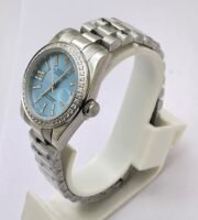 Rolex Datejust Diamond Bezel Ice Blue Swiss Automatic Ladies Watch - Image 4