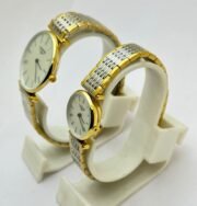 Longines Elegance La Grande Dual Tone Couple Watch - A - Image 4