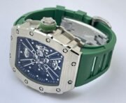 Richard Mille RM 1201 Green Rubber Strap Swiss ETA Automatic Watch - Image 6