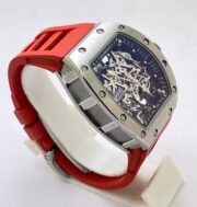 Richard Mille RM 035 Americas Edition Red Strap Swiss ETA 7750 Valjoux Movement Watch - Image 5