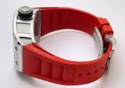Richard Mille RM 035 Americas Edition Red Strap Swiss ETA 7750 Valjoux Movement Watch - Image 7