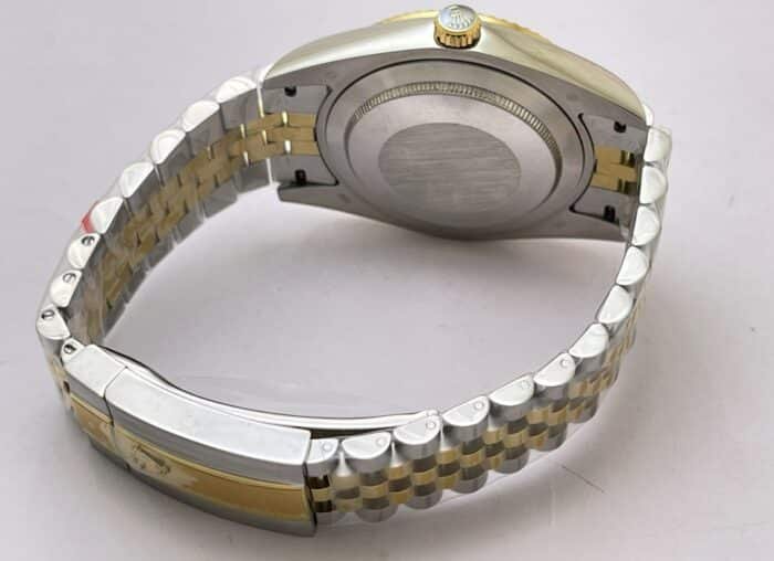 Rolex Date-Just Roman Mark Grey Dual Tone Swiss ETA Automatic 2836 Valjoux Movement Watch - Image 8