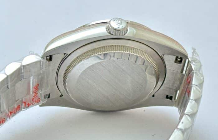 Rolex Day-Date Blue Steel Diamond Bezel 36MM Swiss ETA Automatic 2836 Valjoux Movement Watch - Image 9