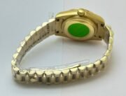 Rolex Datejust Green Floral Diamond Bezel Rose Gold Swiss Automatic Ladies Watch - Image 7